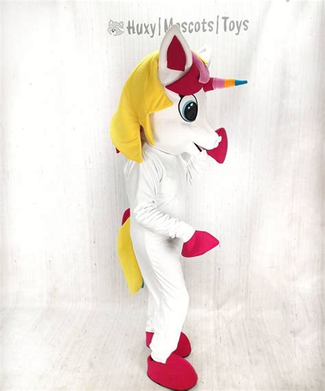 Unicorn Mascot Costume Adult Size M L Unisex Etsy