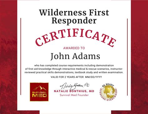 Start Today No Travel Wilderness First Responder Certification 249