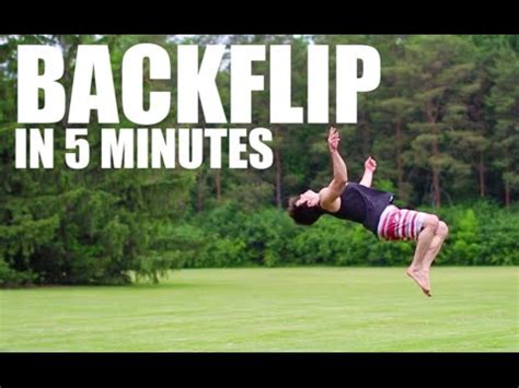 Come to the center of your trampoline. Learn How to Backflip in 5 Minutes | ASAP - YouTube