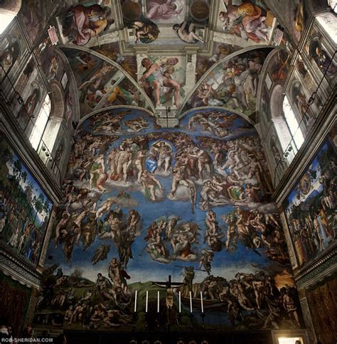 The sistine chapel of the vatican city, located in its museums, has murals on the ceiling painted by michelangelo. Sistine Chapel. Vatican City, Rome. July, 2009. | Click ...