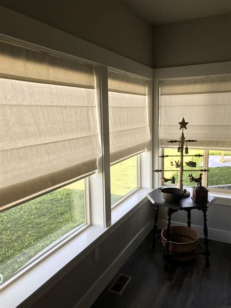 Roman Shades Come Cordless For Beauty And Simplicity Window Treatment