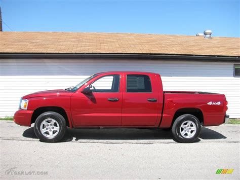 2006 dodge dakota reviews and ratings quad cab slt. 2006 Inferno Red Crystal Pearl Dodge Dakota SLT Quad Cab ...