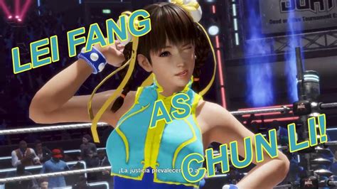 Dead Or Alive 6 Mods Lei Fang Como Chun Li Youtube