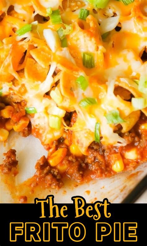 Frito Pie Is An Easy Casserole Recipe With A Ground Beef Chili Base