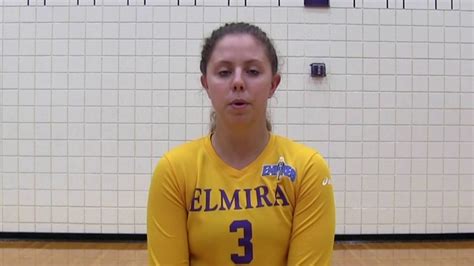 Elmira College Womens Volleyball Post Game Interview With Kasey
