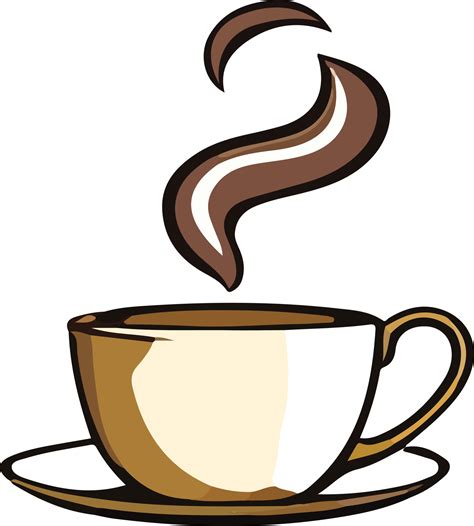 Steaming Cup Of Coffee On White Background 21567616 Vector Art At Vecteezy