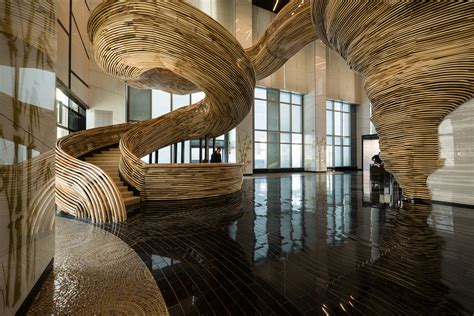 Atrium Tower Lobby Oded Halaf And Crafted By Tomer Gelfand Archdaily