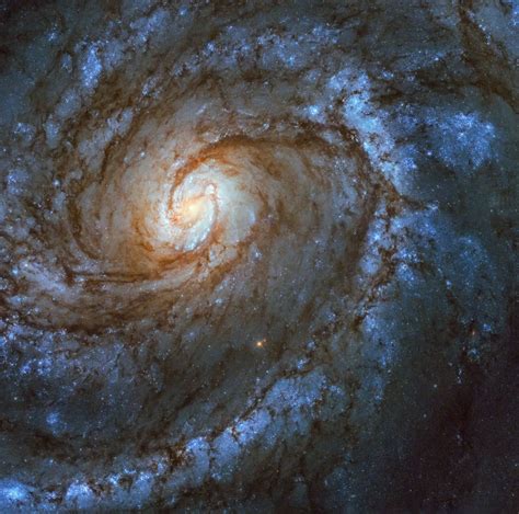 Stunning Hubble Image Of Spiral Galaxy Messier 100