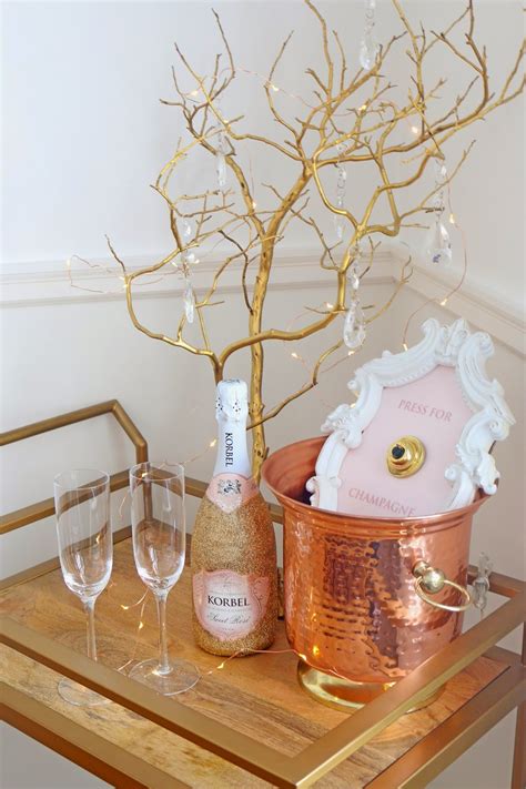 So the story is old. The Blissful Lane: DIY Glitter Champagne Bottles