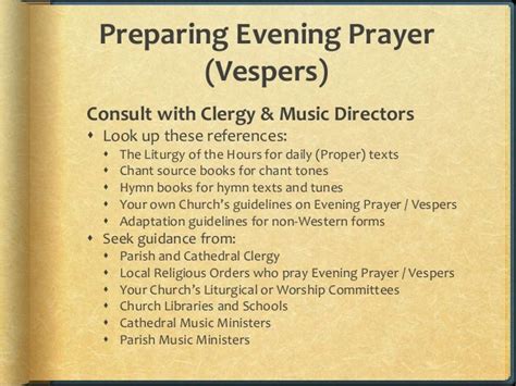 The Divine Office Evening Prayer Vespers