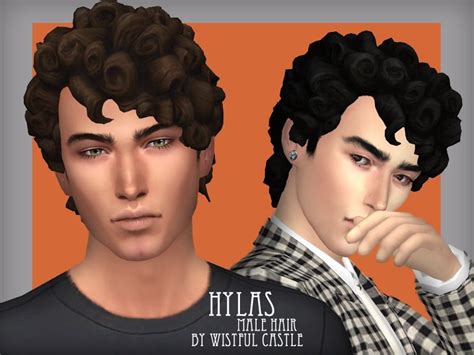 Sims Long Curly Hair Male Cc HairStyles Ideas
