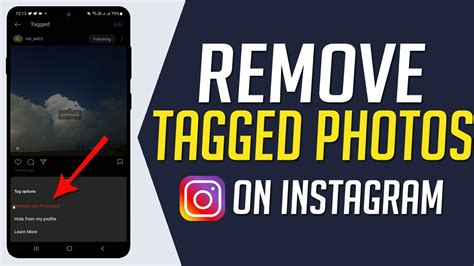 How To Remove Tagged Photos On Instagram Youtube