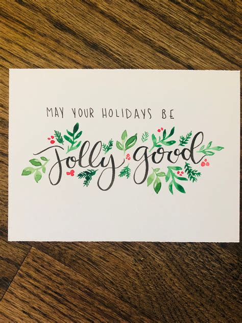 Holiday Card Christmas Card Happy Holidays Greeting Card Etsy
