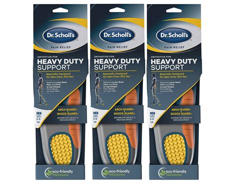 Dr Scholl S Pain Relief Orthotics Insoles Heavy Duty Support For Men
