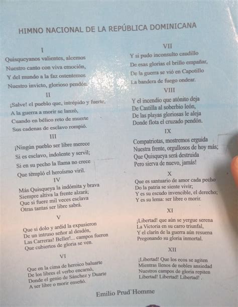 Análisis Del Himno Nacional De La República Dominicana Brainlylat