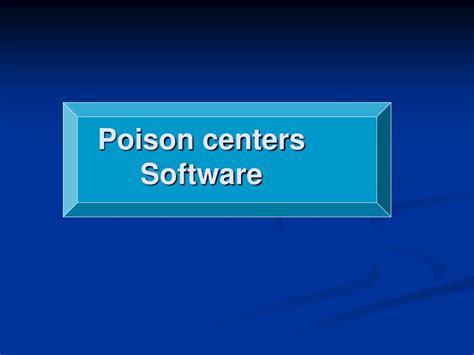 Ppt Poison Control Centers Powerpoint Presentation Free Download Id 6901696