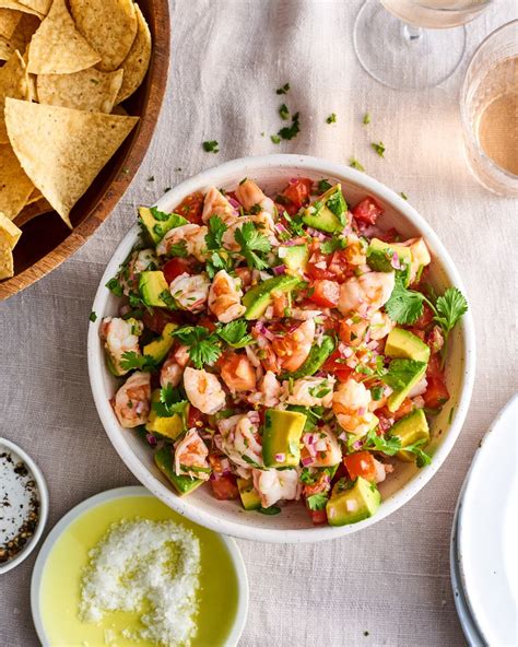 A Simple Shrimp Ceviche For Beginners Made With Poached Shrimp Instead