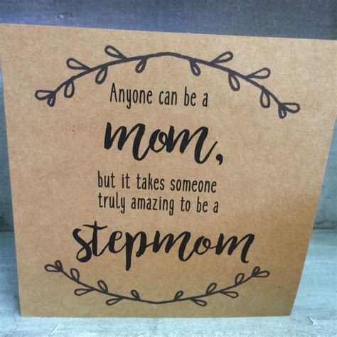 Amazing Stepmom Mothers Day Card Etsy