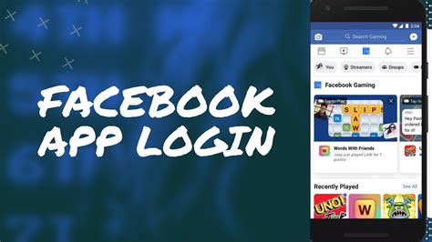 Facebook Login 2021 Facebook App Login Login Youtube