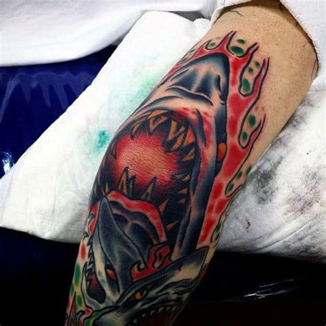 We did not find results for: 70 Traditional Shark Tattoo Designs For Men - Old School Ideas