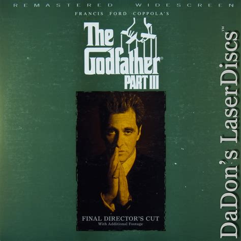 The Godfather Part Iii Laserdisc Rare Laserdiscs Clearance Items
