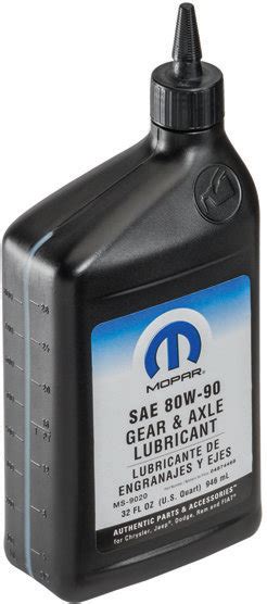 Mopar 68218041aa Gear And Axle Lubricant Sae 80w 90 For 07 18 Jeep