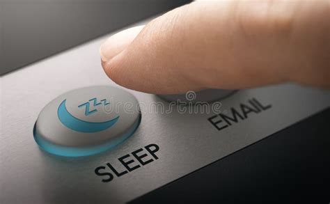 Switch Computer To Sleep Mode Stock Photo Image Of Device Switch