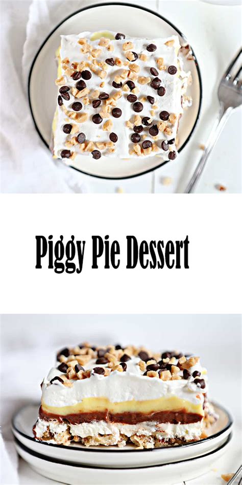 The dish is finished with custard, lemon double cream, and a candied lemon peel. Piggy Pie Dessert | Dessert pie recipes, Piggy pudding ...
