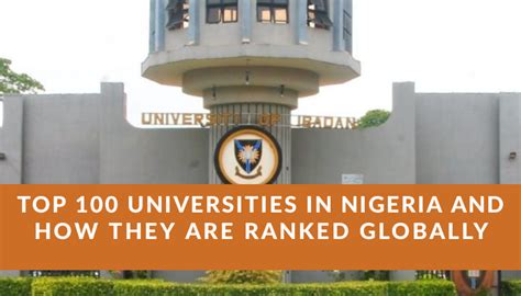 Top 100 Best Universities In Nigeria 2022 Nigerian University Ranking