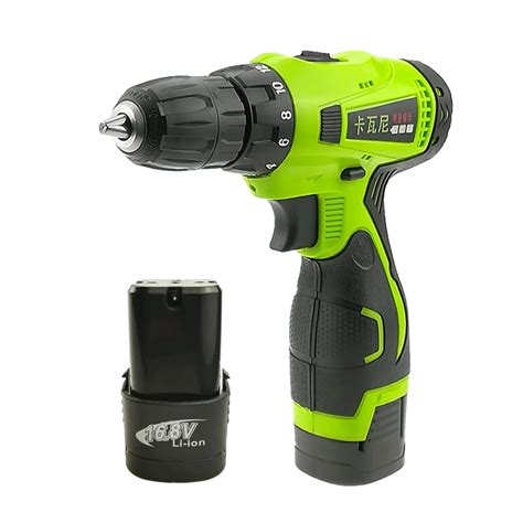 168v Electric Drill Double Speed Lithium Battery2 Mini Cordless Drill