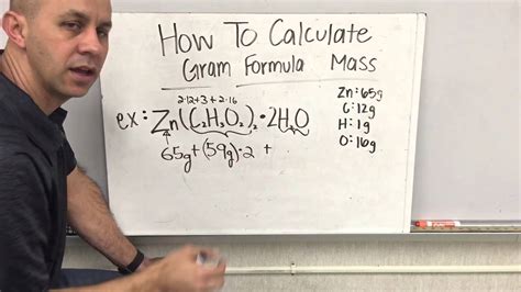 How To Find Formula Mass Vlrengbr