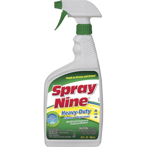 Spray Nine Heavy Duty Cleanerdegreaser Wdisinfectant Spray 22 Fl