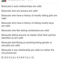 Bisexuals In Poly Relationships Are Valid Bisexuals Who Are Acearo Are