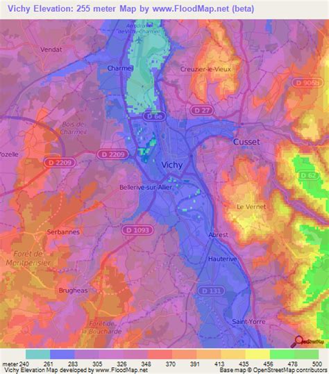 Maybe you would like to learn more about one of these? Elevation of Vichy,France Elevation Map, Topography, Contour