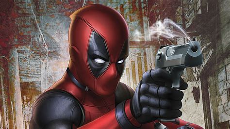 Deadpool Gun Artwork 4k Wallpaperhd Superheroes Wallpapers4k