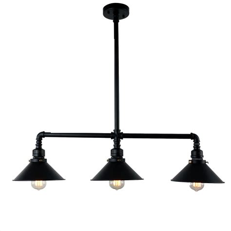 Buy kitchen ceiling lights and get the best deals at the lowest prices on ebay! UNITARY BRAND Black Antique Rustic Metal Shade Hanging ...