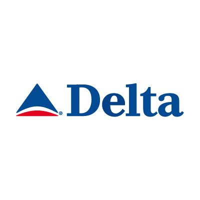 The current status of the. Delta Air Lines vector logo