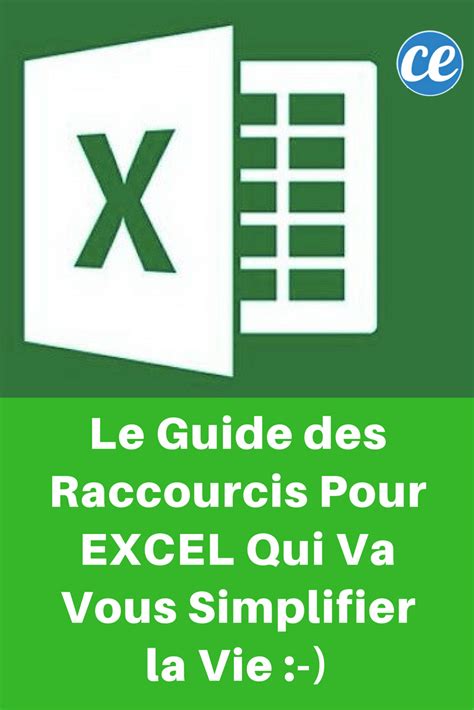 Le Guide Des Raccourcis Pour Excel Qui Va Vous Simplifier La Vie Microsoft Excel Microsoft