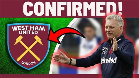 🚨 Breaking News Did You See That West Ham Dealt Big Blow West Ham News Today Youtube