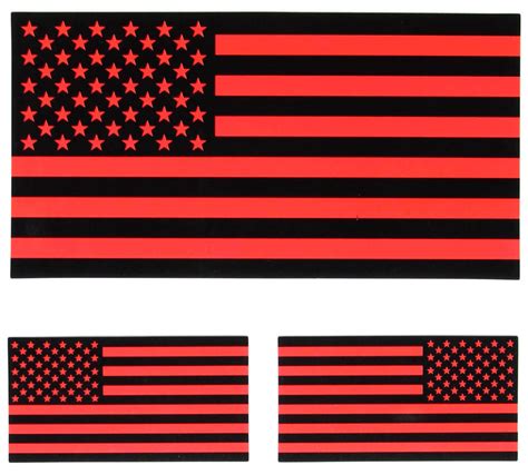The swahili flag is the exact same as the kenya flag. Black and Red American Flag Sticker | US Flag Stickers ...