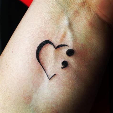 Chuck Bush On Instagram Heres Another Project Semicolon Inspired
