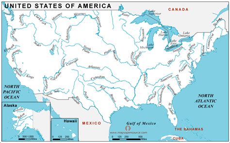 Facts About Major And Important Rivers Of North America Continent
