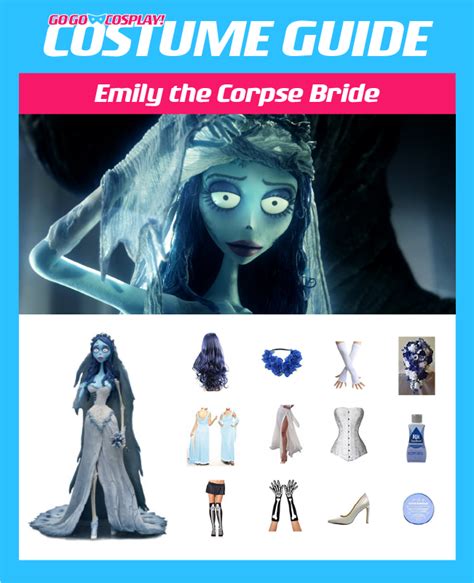 Emily The Corpse Bride Costume Guide Go Go Cosplay Corpse Bride