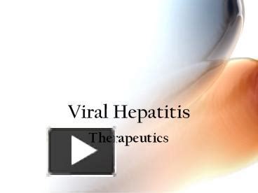 Ppt Viral Hepatitis Powerpoint Presentation Free To Download Id F Ndmzn