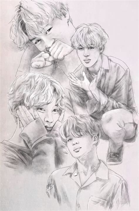 Our Armys Are Really True Artists This Is So Good Bts Drawings