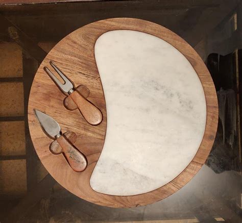 Marblewood Cutting Board With Cutlery At Rs 1700set In Noida Id