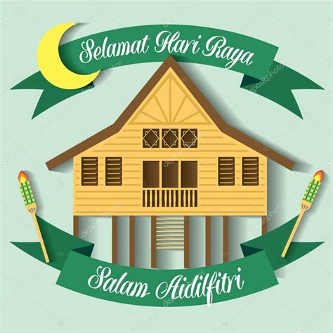 Get a weekly dose of stories on friendship, love, misadventures and special offers. Selamat Hari Raya Aidilfitri vector illustration with ...