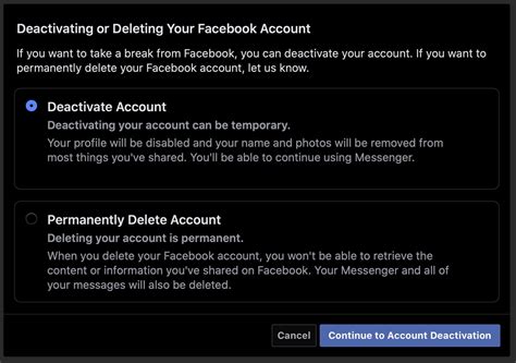 How To Delete Facebook Account In Just A Few Clicks Android Authority