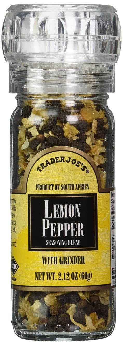 Trader Joe S Lemon Pepper Seasoning Blend With A Built In Grinder Buy