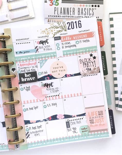 September Monthly In The Botanical Garden Happy Planner™ — Me And My